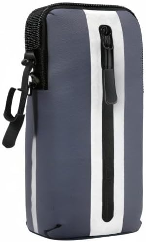 Running Phone Holder Armband, iPhone Arm Bands for Exercise, Running Arm Bands for Cell Phone, Phone Purse Cell Phone Holder for Walking (Grey)