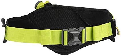 Nathan Peak Running Hydration Waist Pack Belt w/ Speed Draw Flask Water Bottle, 18oz/535 ml Push/Pull Race Cap, Expandable Zippered Stretch Pocket