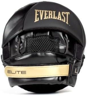 Everlast Elite 2 Punch Mitts Black/Gold One Size