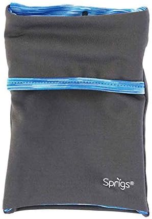 Sprigs Banjees 2 Pocket Wrist Wallet/Wrist Band/Wrist Pocket for Travel, Walking, & Running. Wallet Pouch That Holds Cash, Card, ID's, and More