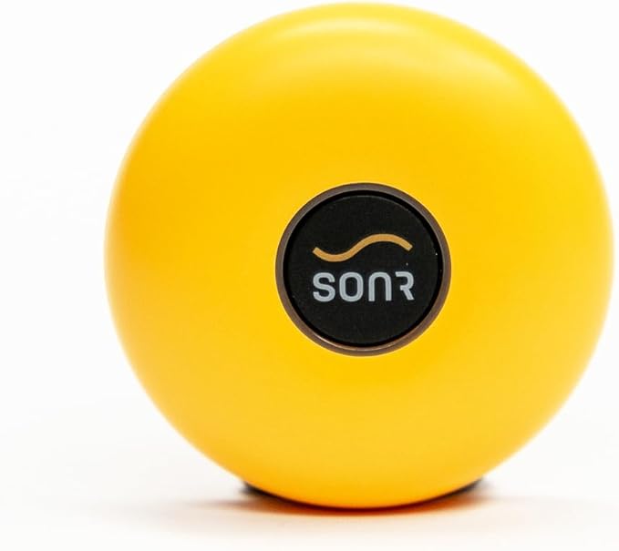 SONR Music, Open-Ear Underwater Music Player for Swimmers, Swimming Headphones, Waterproof Bone Conduction MP3 Player, Underwater Swimming Headphones with Bluetooth (Sunny)