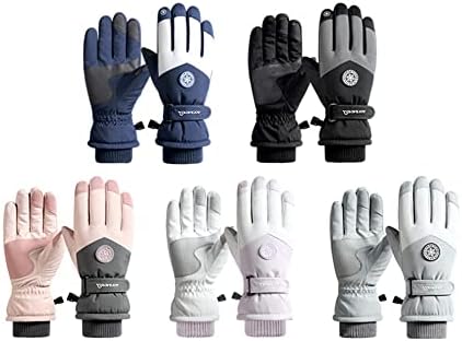 Winter Ski Snow Gloves for Men, Women, Youth | Touchscreen & Waterproof Cold Weather Hand Warming Gloves Winter Work Gloves