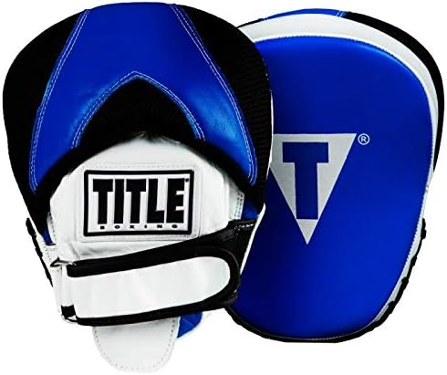 TITLE Boxing Flurry Pro Punch Mitts, Blue/Black - Boxing Pads, Muay Thai Pads, Punching Mitts, Focus Mitts, Boxing Equipment, Punching Pads, MMA Equipment, Kickboxing