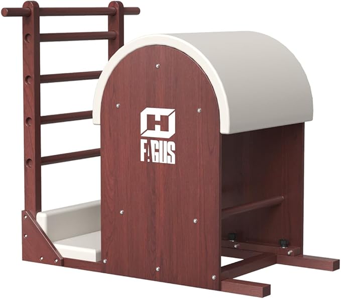 Pilates Ladder Barrel, Pilates Ladder Bucket Yoga Exercise Equipment for Building Strength and Flexibility, Strength-Training Tool, Workout Equipment for Home Pilates Gym or Studio Use