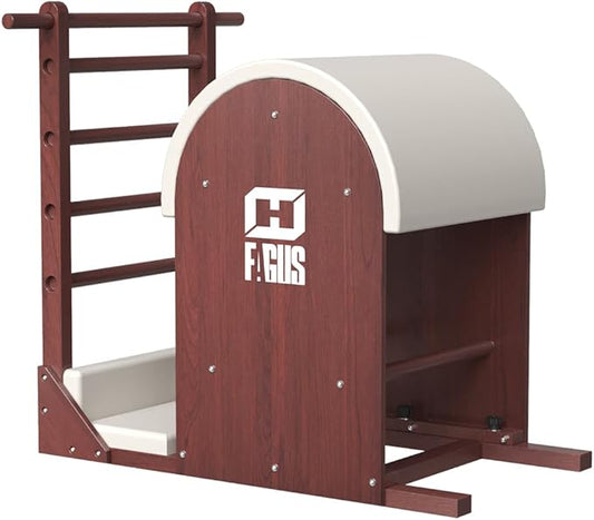 Pilates Ladder Barrel, Pilates Ladder Bucket Yoga Exercise Equipment for Building Strength and Flexibility, Strength-Training Tool, Workout Equipment for Home Pilates Gym or Studio Use