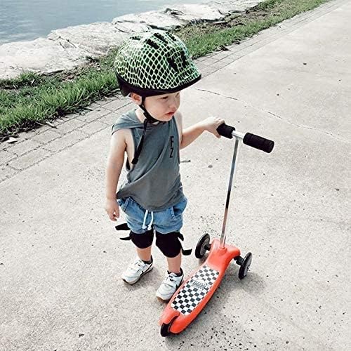 Soft-Style Kids Knee and Elbow Pads with Bike Gloves, Flexible Impact-Resistant Gear for Ages 2-11, Designed for Balance Bikes, Roller-Skating, and Skateboarding