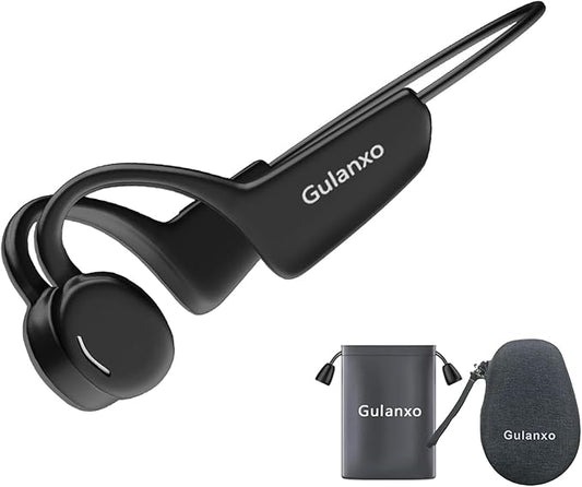 Open Ear Headphones, Open Wireless Earphones, 15HBluetooth Playback 5.3 Sports Earphones, Built-in Microphone, Suitable for Sports Running,Exercise (Black)