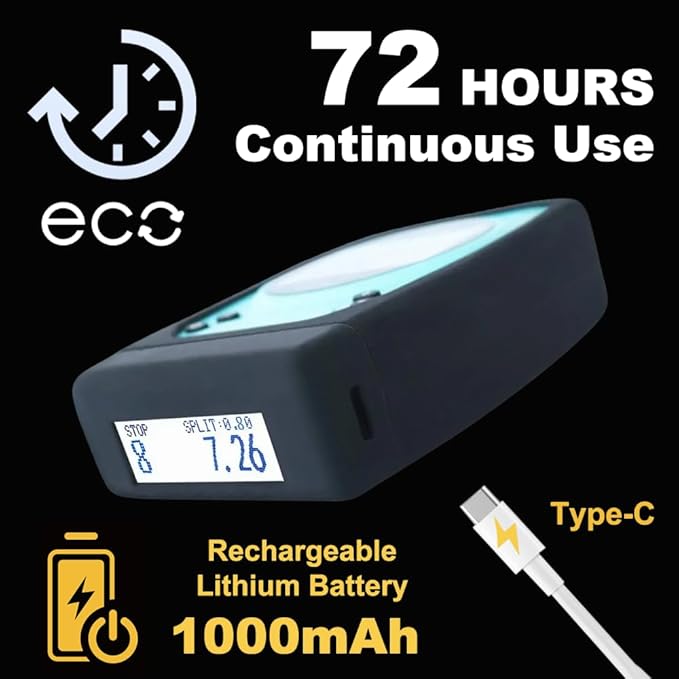 Shot Timer for Shooting Training & Dry Fire Practice,Waterproof,Loud Buzzer, Shot Timer for Shooter,Wireless Connect APP,Camera