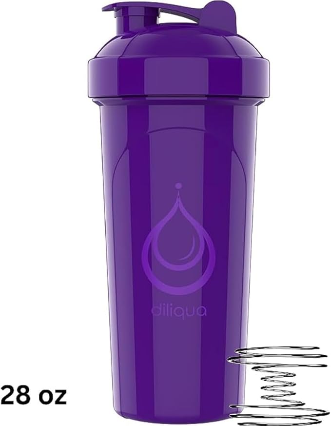 2 PACK, 28 oz & 20 oz Shaker Bottles for Protein Mixes | BPA-Free & Dishwasher Safe | Protein shaker bottle | Shaker Cups for protein shakes | Leakproof Blender Shaker Bottle Pack