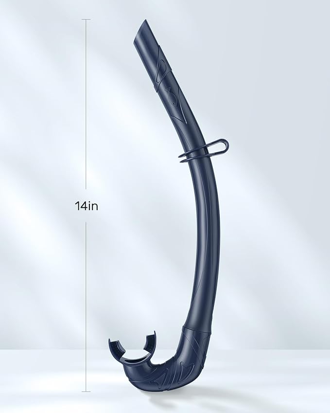 W WSTOO Adults Diving Snorkel Breathing Tube Silicone Flexible Foldable Snorkel Anti-Drop for Freediving Swim Training,Diving and Scuba Diving,Easy to Carry for Travel