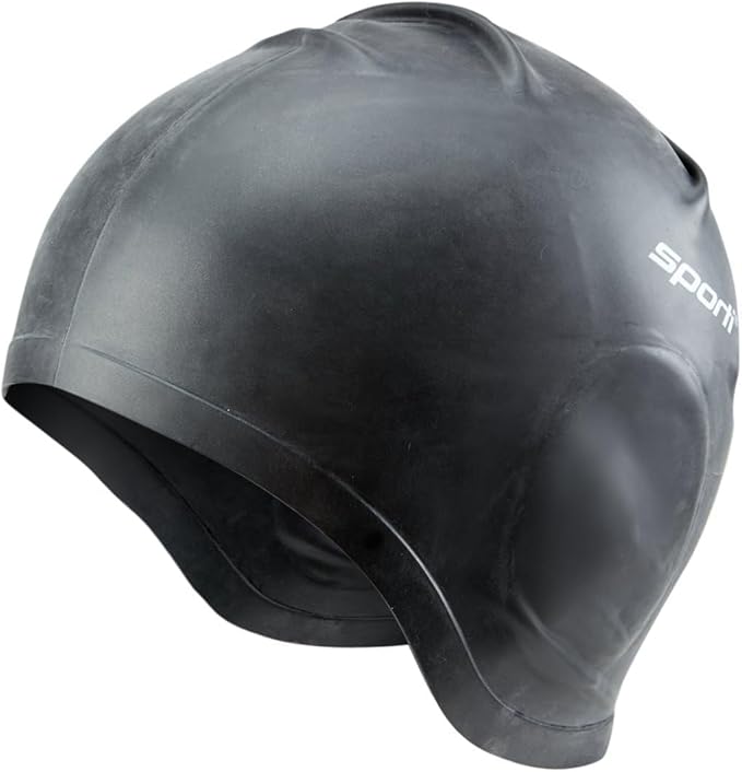 Sporti Silicone Ear Swim Cap