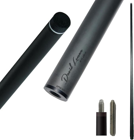 29.13" /Radial Wavy 3/8-10 3/8-11 3/8-14 Uni-Loc 5/16-18 Carbon Pool Cue Single Shaft, Low Deflection Technology, Ultra-Smooth, pro Taper, Easy to Control
