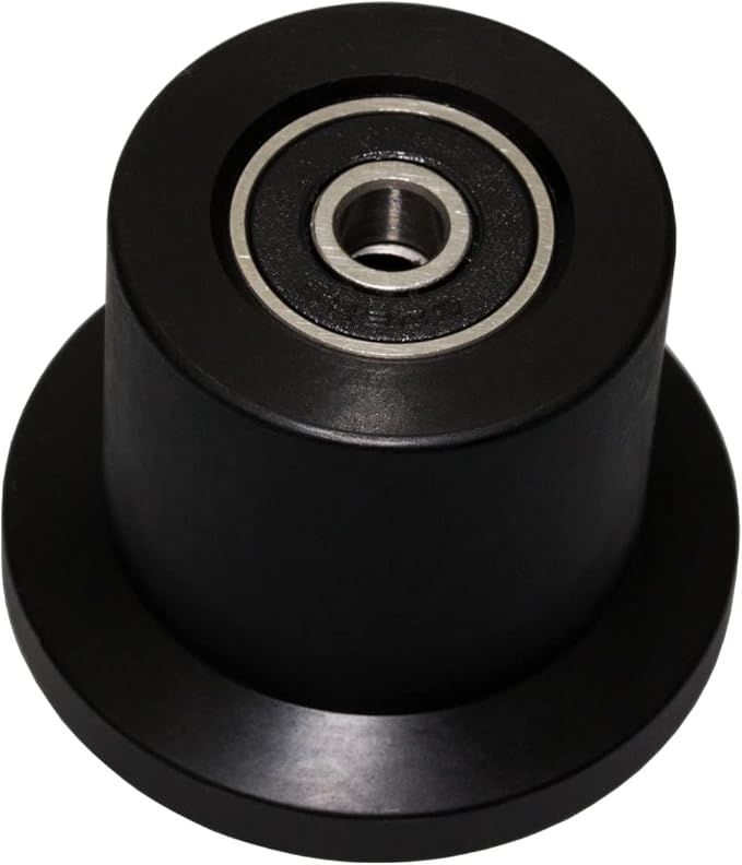 Total Gym Replacement Set Wheels/Rollers for Models XL, XLS and Some 3000 XL, All FIT, and Fit with Bearings Thru Hole of 1/4" in Diameter - 4 Pack (Black)