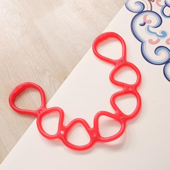 7 Ring Stretch Resistance Exercise Band, BetterJonny Workout Bands Yoga Stretching,Foot, Leg and Arm Exerciser for Home or Fitness Center Workout Walking Exercise