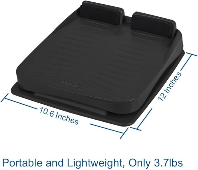 StrongTek Portable Slant Board, Lightweight 3.7 lbs, 5-Level Adjustable Calf Stretch Board (20°–50°) with Non-Slip Surface for Safe Stretching, Improved Ankle Flexibility, Balance & Rehab Anywhere
