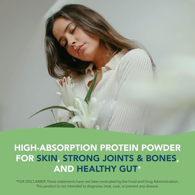 AMANDEAN Collagen Peptides Powder (17.6oz). Grass-Fed Hydrolyzed Protein Supplement. Promotes Healthy Joints, Skin, Hair, Nails. Unflavored & Easy to Mix.