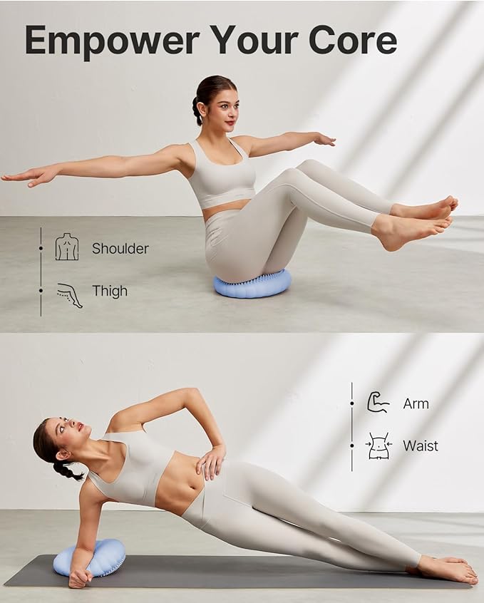 Wobble Cushion-Stability Wiggle Seat with Pump,Balance Disc for Yoga Core Training, Posture Correction, Sensory Focus, Wobble Seat for Office or Classroom Use