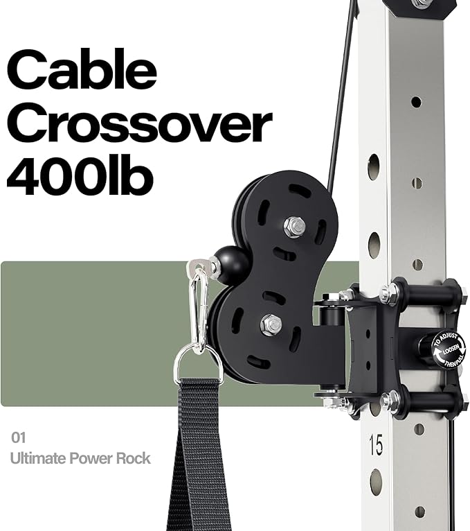 Major Fitness Drone2 Smith△ Machine – All-in-One Home Gym Squat Rack with Weight Bar, Dual LAT Pull-Down Systems & Cable Crossover Machine for Full-Body Workouts