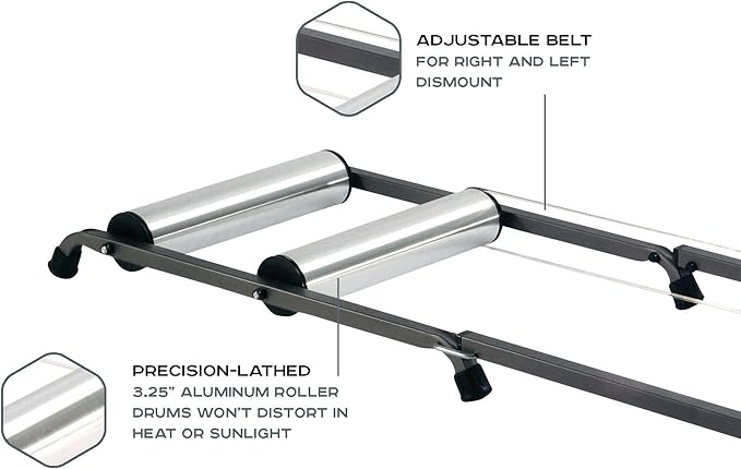 Saris Aluminum Rollers Indoor Bike Resistance Trainer Cycling Exercise Training Enhance Your Balance For Mountain Biking, Racing & Strength Training