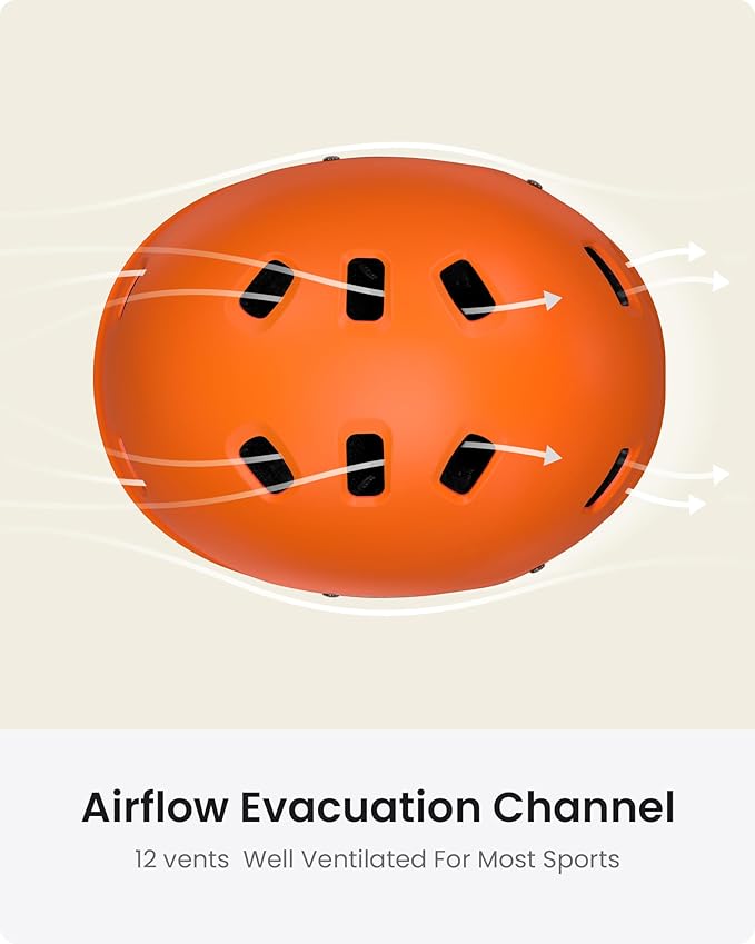 OutdoorMaster Skateboard Cycling Helmet - Two Removable Liners Ventilation Multi-Sport Scooter Roller Skate Inline Skating Rollerblading for Kids, Youth & Adults