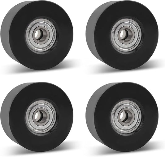 Rowing Machine Seat Wheels for Various Resistance Rowing Machines, Fitness Trolley Seat Rail Rollers Water Resistance