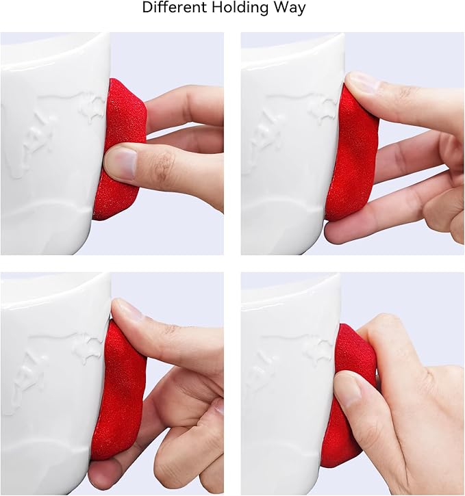 TWO STONES Rock Climbing Coffee Mug for Rock Climber as Rock Climbing Gift for Climbers (White + Red)