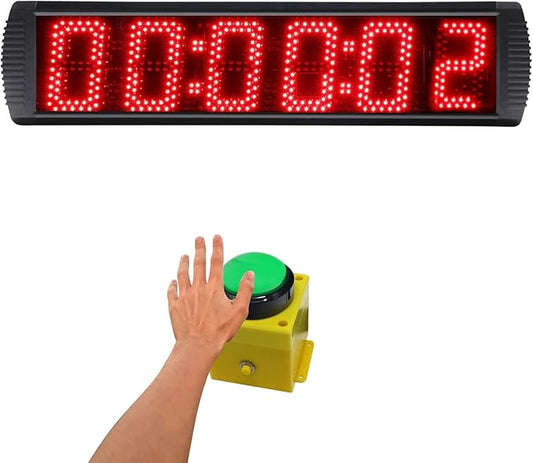 Race Clock with Tripod for Running Events, Large LED Stopwatch with Remote,Countdown/Count up Gym Timer for Home,Wall Digital Time Clocks