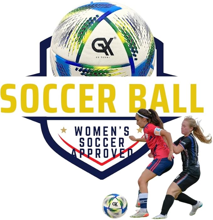 Thermo Bonded Polyurethane Soccer Ball Size 5 – Professional Grade PU Material, USA Quality Outdoor Sports, Premium Size 5 Soccer Ball for Training & Competitive Matches