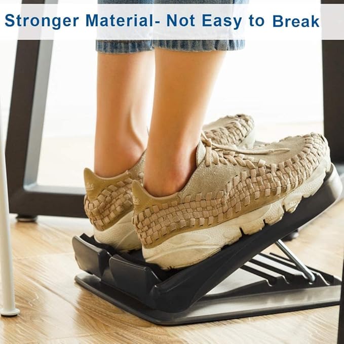 StrongTek Portable Slant Board, Lightweight 3.7 lbs, 5-Level Adjustable Calf Stretch Board (20°–50°) with Non-Slip Surface for Safe Stretching, Improved Ankle Flexibility, Balance & Rehab Anywhere