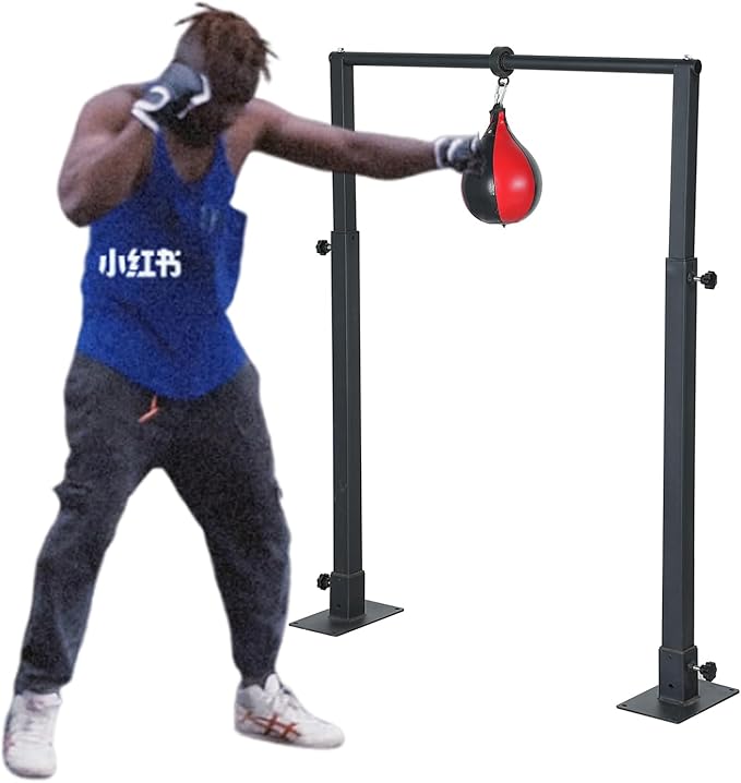Speed Bag Boxing Punching Bag Training:No Bag Boxing.Adjustable Feight for Professional Training, Zpeed Response Training Stand