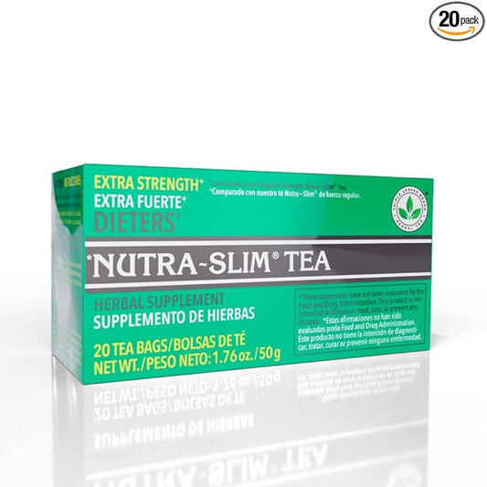 Triple Leaves Brand Nutra-Slim Tea (20 Tea Bags), Extra Strength Dieters’ Tea
