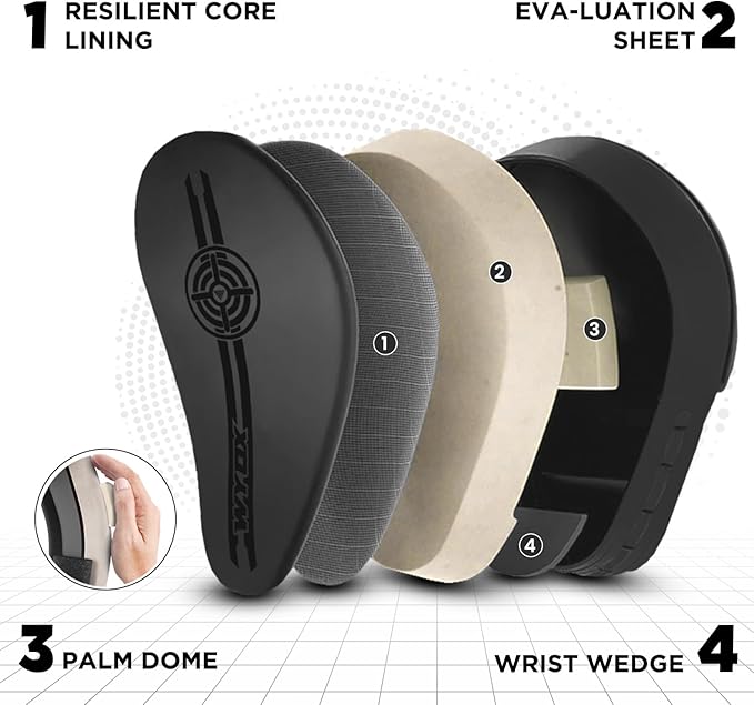 WYOX Curved Boxing Punch Mitts β Boxing Pads Training Set, Punching Mitts for Adults, Kickboxing Pads, Muay Thai Pads, Karate Pads, MMA Training Equipment, Martial Arts Focus Pads