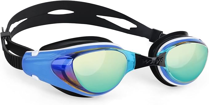 Nearsighted Swim Goggles, Shortsighted Optical Swimming Goggles No Leaking Anti Fog UV Protection for Adult Men Women