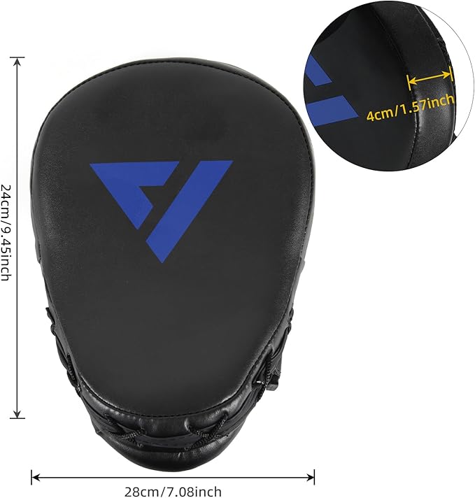 Valleycomfy Boxing Punching Mitts,Boxing Pads Mitts for Men,Ideal for Boxing Training,Kickboxing,Martial Arts