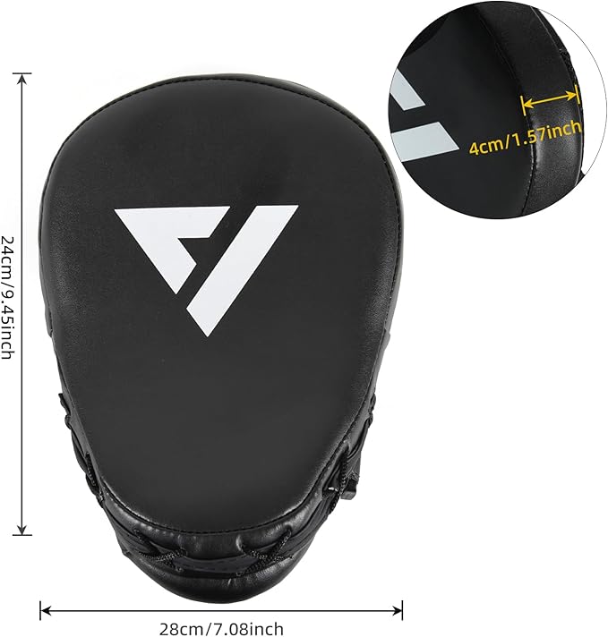 Valleycomfy Boxing Punching Mitts,Boxing Pads Mitts for Men,Ideal for Boxing Training,Kickboxing,Martial Arts