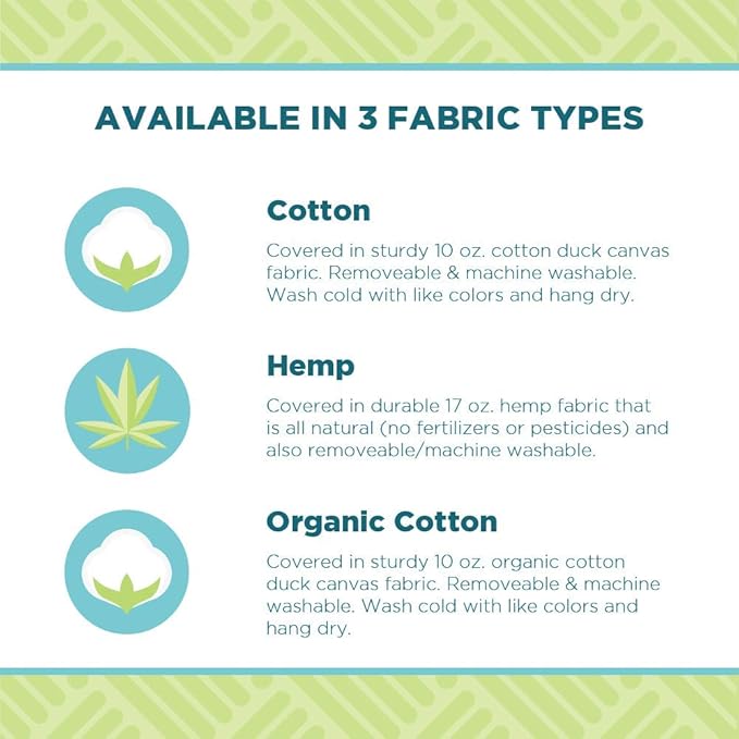 Bean Products Zafu Meditation Pillows for Sitting on Floor, Yoga Cushion, Cotton/Buckwheat Fill Yoga Pillow, Zafu Meditation Cushion, Zen Kneeling Prayer Pad- Made in USA - 14"x18" Oval - Natural