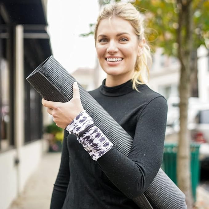 Sprigs Banjees 2 Pocket Wrist Wallet/Wrist Band/Wrist Pocket for Travel, Walking, & Running. Wallet Pouch That Holds Cash, Card, ID's, and More