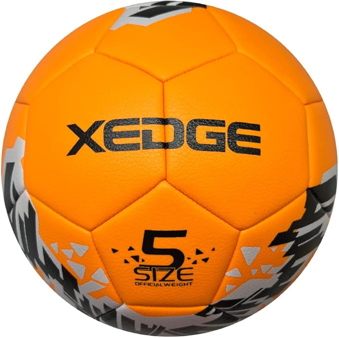 XEDGE Official Size Soccer Ball,Size 5 Training Ball for Girls,Boys,Youth Teenagers,Adults,Machine Stitched for Indoor Outdoor Play