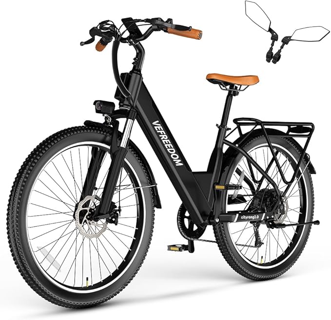 πππππ Peak Electric Bike for Adults,up ππ Miles Removable Battery Ebike, 26" UL Certified Electric Mountain E Bike,Adult Electric Bicycles for Commute Beach Snow