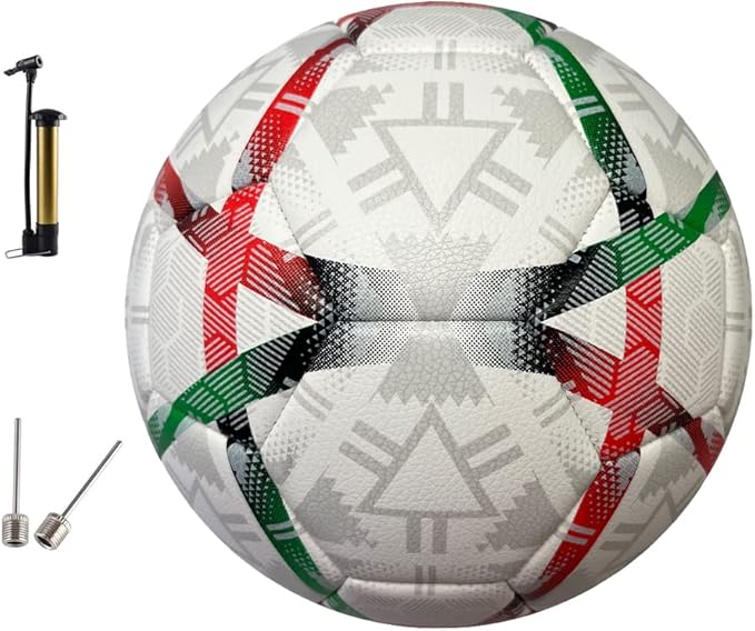 XEDGE Official Size Soccer Ball,Size 5 Training Ball for Girls,Boys,Youth Teenagers,Adults,Machine Stitched for Indoor Outdoor Play
