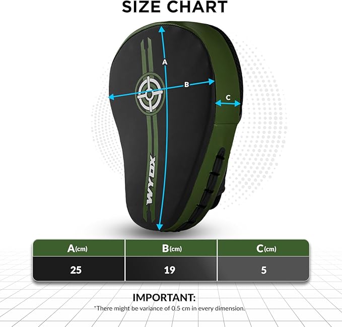 WYOX Curved Boxing Punch Mitts β Boxing Pads Training Set, Punching Mitts for Adults, Kickboxing Pads, Muay Thai Pads, Karate Pads, MMA Training Equipment, Martial Arts Focus Pads