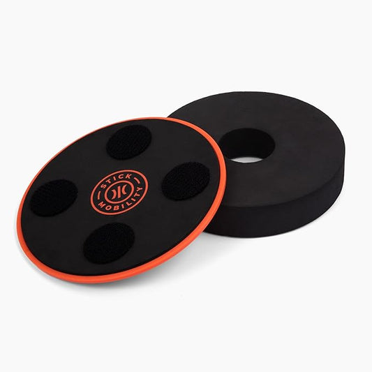 TriSlider | Exercise Glider Discs, Balance and Stability Trainer for Hands & Feet to Improve Coordination and Engage Core Strength.