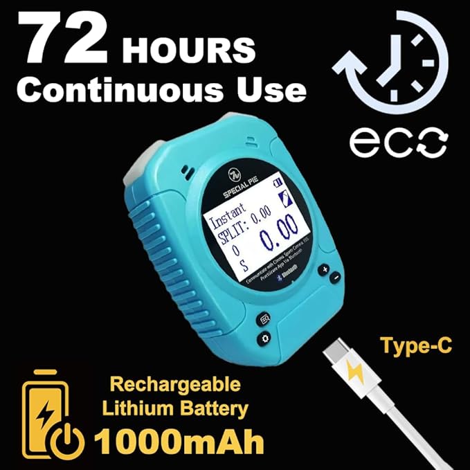 Shot Timer for Shooting Competition - IPSC,USPSA,IDPA,Shot Timer for Training&Dry Fire,Compatible with APP,Camera,Chronograph