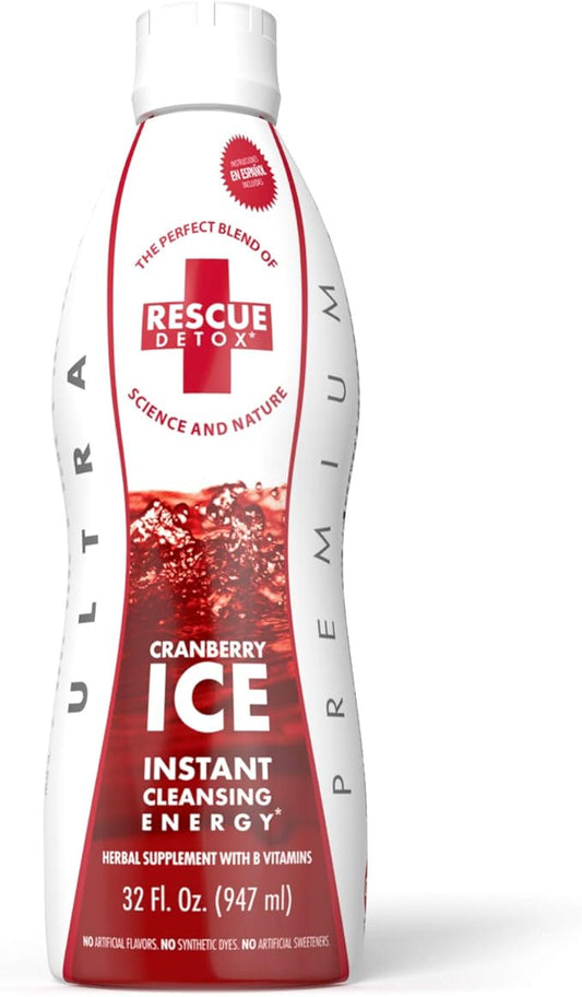 Rescue Detox ICE - Cranberry Flavor - 32oz | Maximum Strength