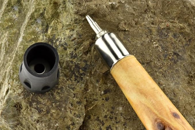 SE 3 Piece 55" Detachable Pine Wood Walking/Hiking Stick with Metal Tip, Reinforced Rubber Tip, and Water-Resistant Travel Pouch - Portable and Durable for Outdoor Adventures