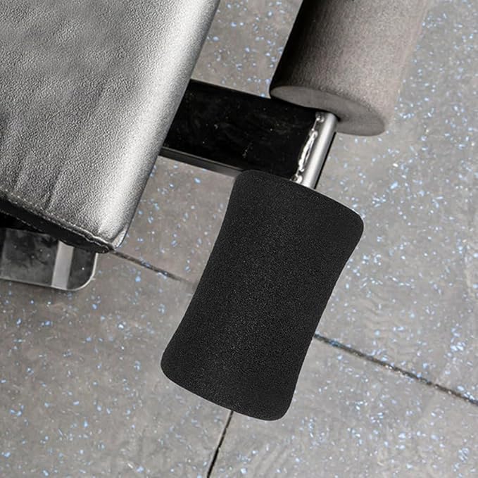 Sponge Foam Foot Pad Roller 2 Pair, Used for Replacing Gym Exercise Equipment, Suitable for 1-inch Rod (Foam 5.3" X 2.9" ;Od X 0.87" Id)