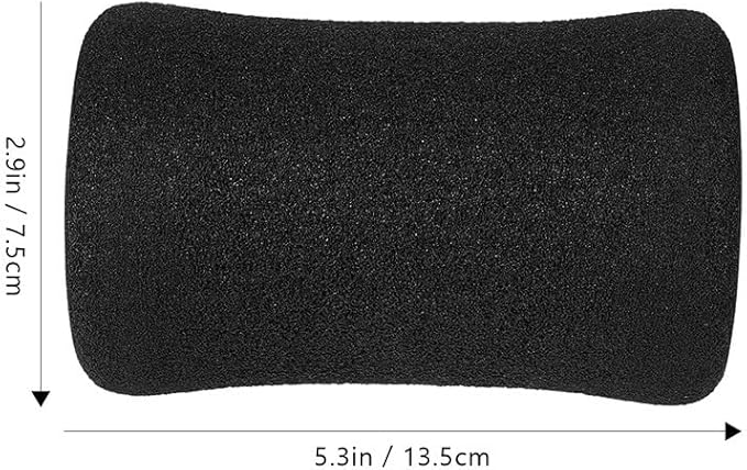 Sponge Foam Foot Pad Roller 2 Pair, Used for Replacing Gym Exercise Equipment, Suitable for 1-inch Rod (Foam 5.3" X 2.9" ;Od X 0.87" Id)