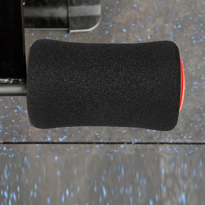 Sponge Foam Foot Pad Roller 2 Pair, Used for Replacing Gym Exercise Equipment, Suitable for 1-inch Rod (Foam 5.3" X 2.9" ;Od X 0.87" Id)