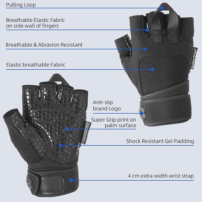 Seibertron Adult Or Youth S.O.L.A.G Sports Outdoor Water Resistant Full Finger Touchscreen Gloves