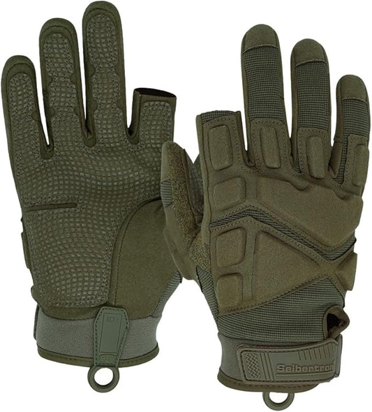 Seibertron Adult Or Youth S.O.L.A.G Sports Outdoor Water Resistant Full Finger Touchscreen Gloves